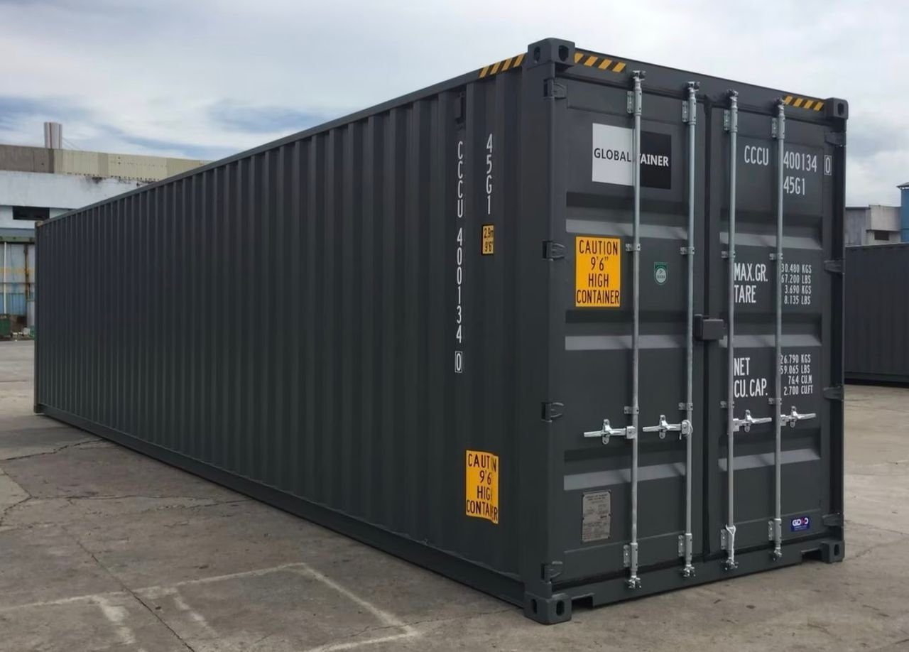40-foot HC shipping container